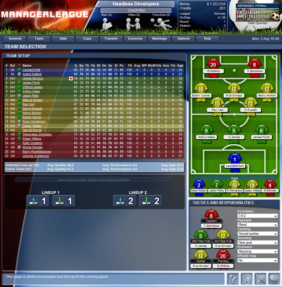Welcome To ManagerLeague Join The Best Online Football Manager Game 